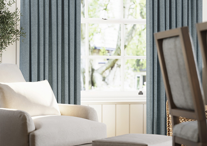 Roslin (Blackout), Tranquil Blue - Made to Measure Curtains - Image 5